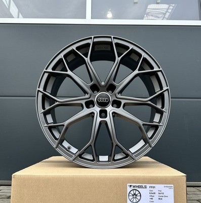 20 Zoll Felgen Audi A5 S5 B8 B9 A6 4G F2 C6 C7 C8 Q5 FY 8R FF Wheels FF01 grau