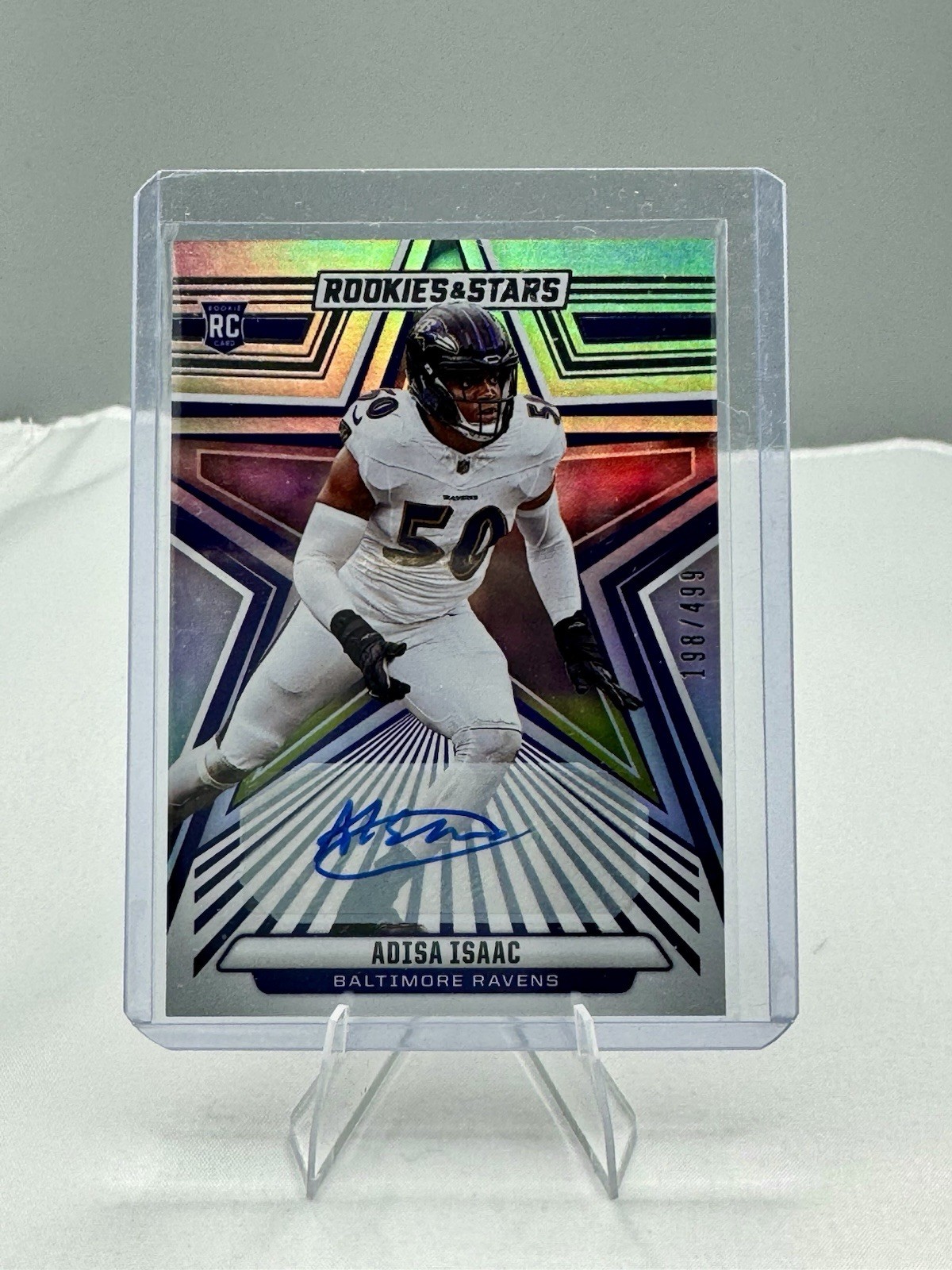 Adisa Isaac Panini Rookies & Stars #101 Autograph-Longevity