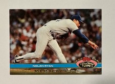 1991 Topps Stadium Club Members Only - Nolan Ryan Ryan Extends Record