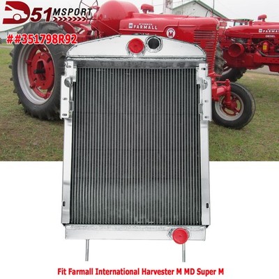 3 Row Radiator For Farmall International Harvester M MD Super M #351798R92 US