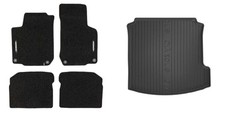 Frogum Fußmattensatz Autoteppich + Kofferraumwanne für VW Bora 1J2