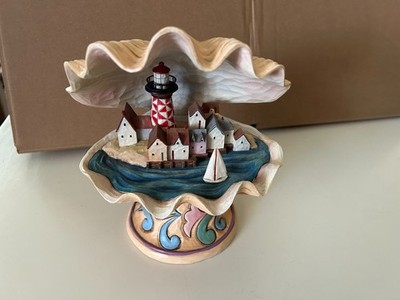 Jim Shore Seaside Village Diorama Figurine 4022559 Clam Shell Clamshell 2010