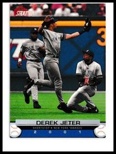 2001 Stadium Club #30 Derek Jeter New York Yankees
