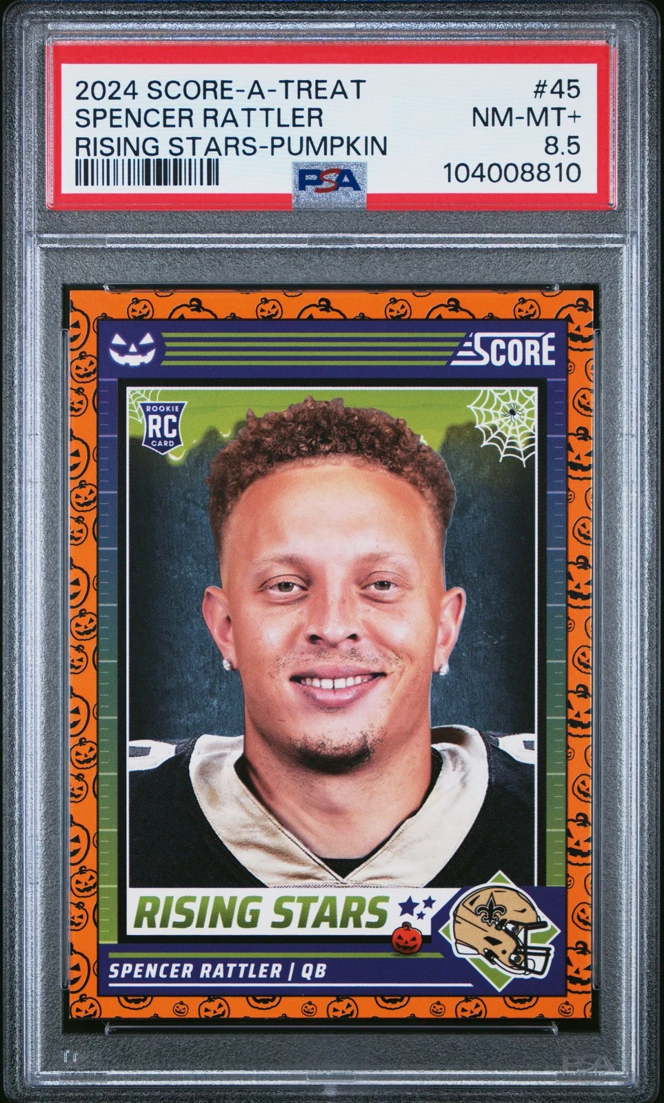 Spencer Rattler trading card