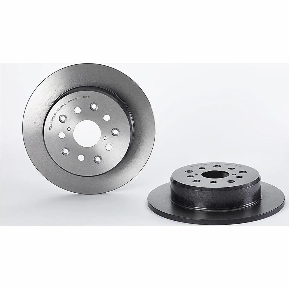 Juego de rotores de freno traseros Brembo de alto rendimiento OE para Lexus GS400 1998-2000 Foto 4 de 4