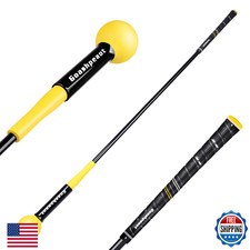 Goashpeaot Golf Swing Trainer, Golf Warm-Up Stick for Improve Strength Tempo Bal