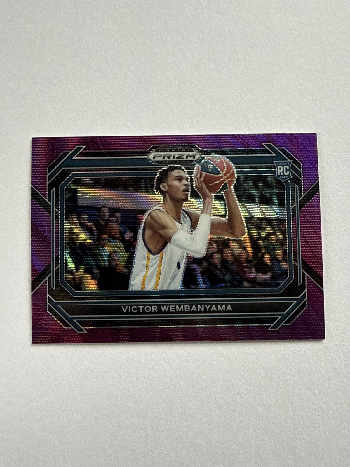 Victor Wembanyama 2023 Panini Prizm Draft Picks - #2 Purple Wave Prizm SP