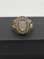 925 Sterling Silver Gold Plated Ring