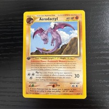 Pokémon WOTC Aerodactyl Neo Revelation 1st Edition Rare Card 15/64 Eng 2000 on eBay