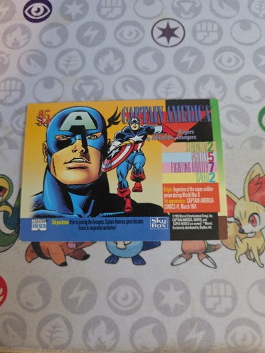 Tarjeta Capitán América 1993 Marvel Skybox #95 Superhéroes Casi Como Nueva Envío Gratis - Imagen 2 de 2