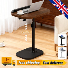 Adjustable C-Shaped Sofa Side End Table Coffee Laptop Table Living Room Bedroom