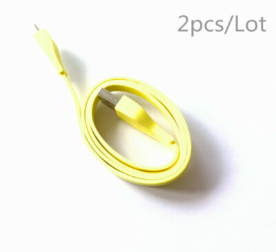 2X 2ft Micro Flat Cable Cord For Logitech UE Boom/Roll/Boom2/Mega BOOM/Ultimate