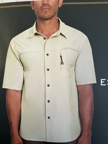 G.H. Bass & Co. Men's Excursion Performance Woven Short Sleeve Shirt - Picture 14 of 33