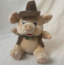 D L Imports Vintage Pig Plush