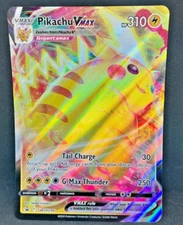 Pokemon PIKACHU VMAX Oversized Jumbo Black Star Promo #SWSH286
