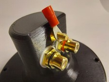 1x KIT RCA BOX Technics SL-1200 SL-1210 MK1 MK2 MK3 MK4 MK5 SUPPORTO + RCA / GND