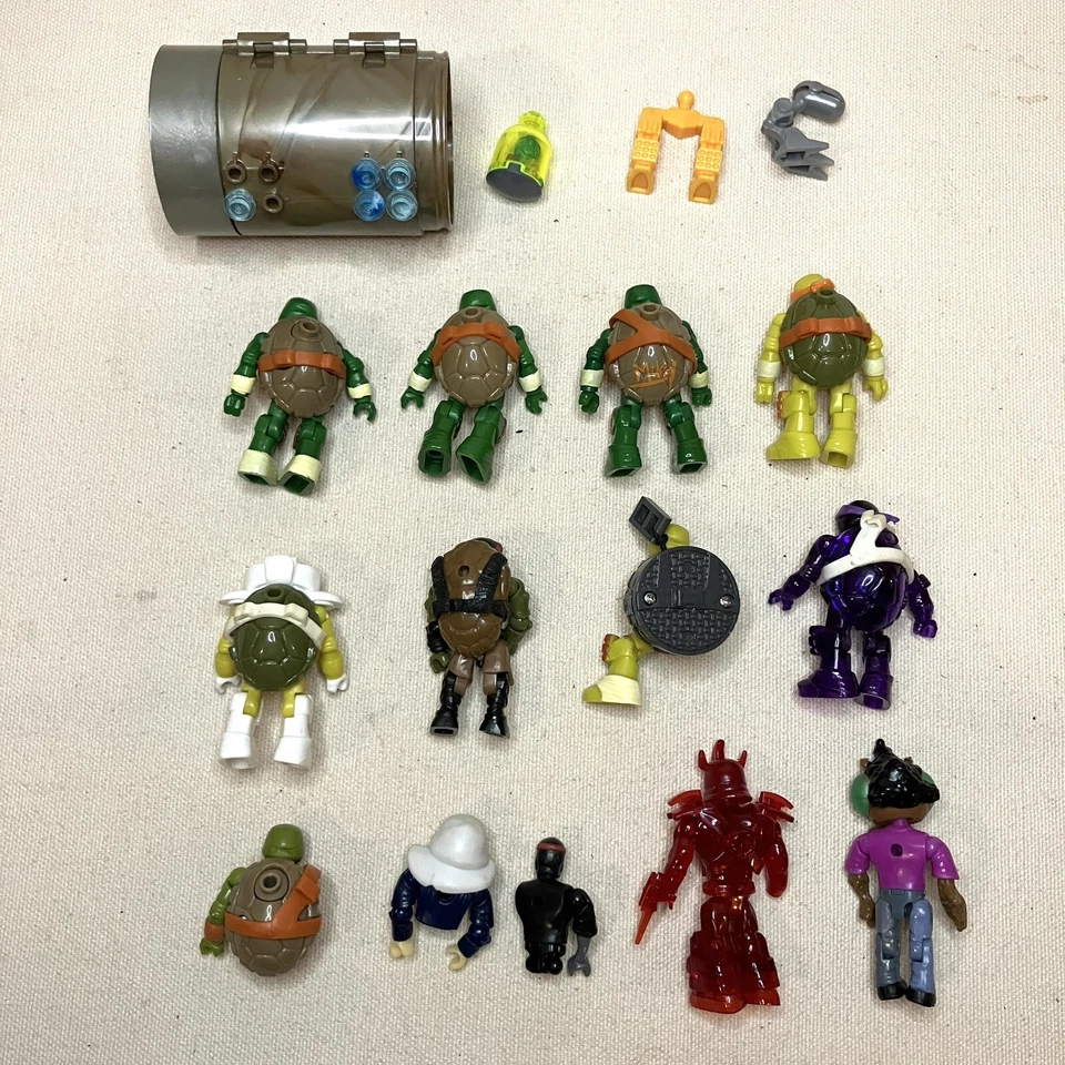 Mega Bloks Teenage Mutant Ninja Turtles TMNT Mini Figuras Serie Figuras, Lote de Piezas Foto 2 de 4