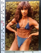 ANNETA BRANDT 1980s Vintage Female Bodybuilding Muscle Woman Found Photo #10