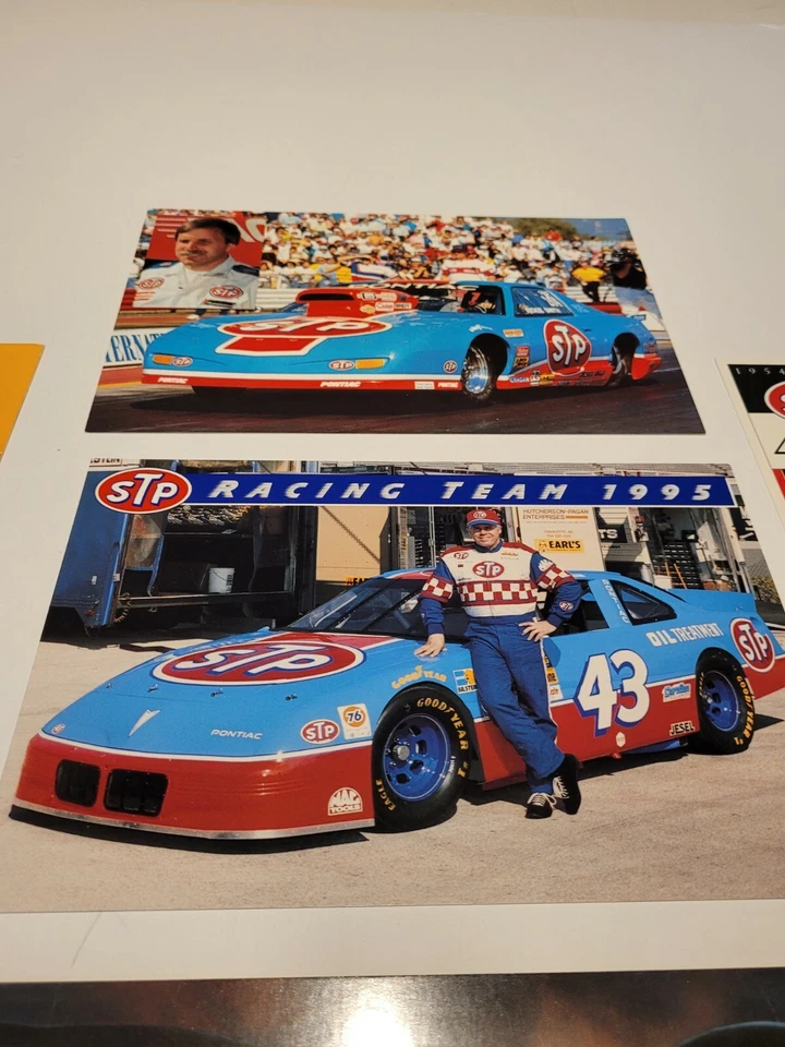 Vintage 1990s Different STP Racing Team Nascar Postcard Handout Lot #3 - Image 3 of 4