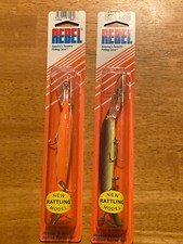 2 Rebel Spoonbill Minows - Jointed Deep Divers (5-1/4" Body; 7" Overall)    *NEW