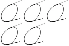 Set of 5 48 Inch Mini Bike Throttle Control Cable