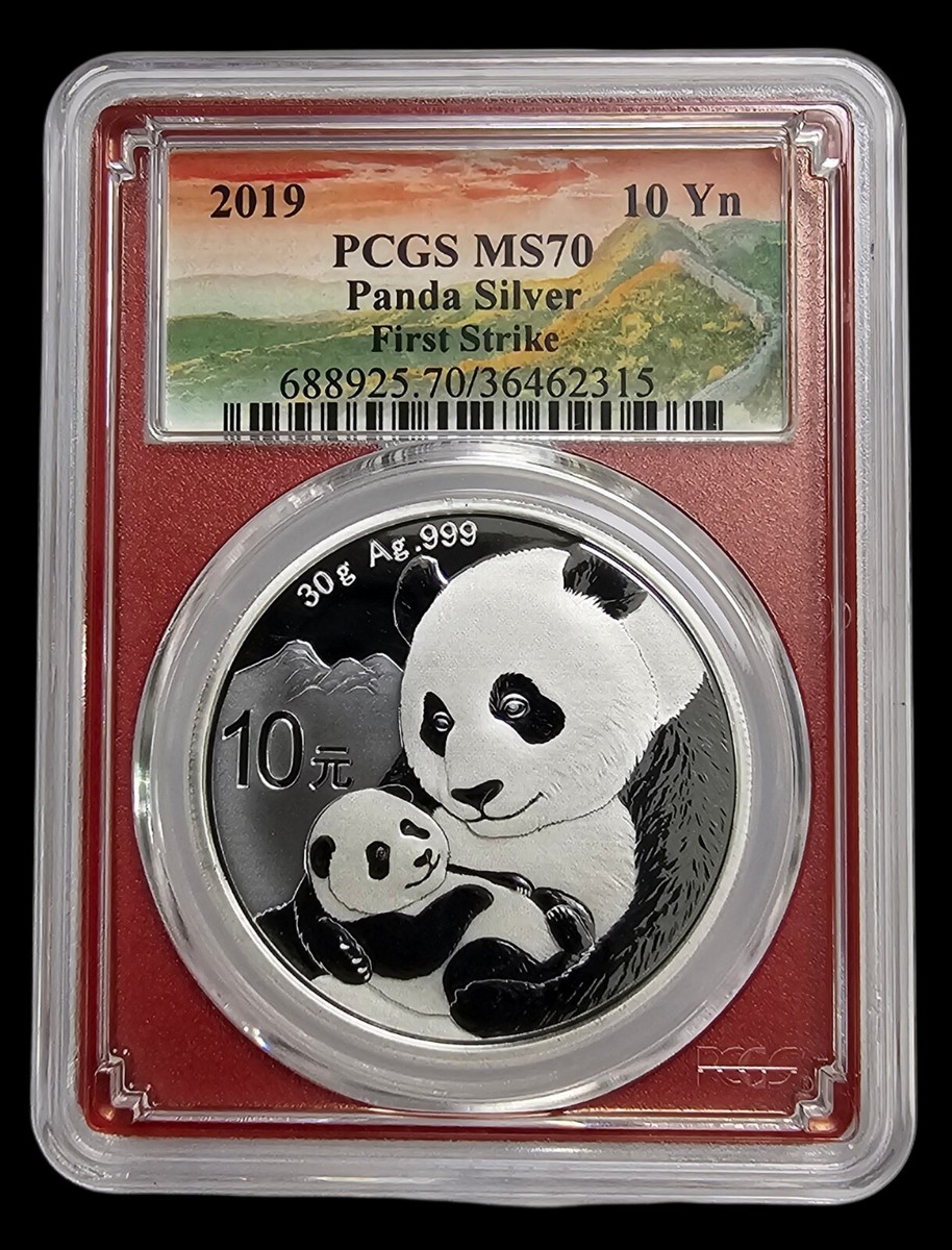 2019 China Silver Panda 10 Yuan NGC MS70 .999 Silver Coin PM0105