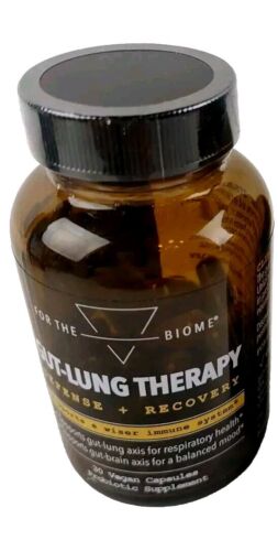 1 Bottle FOR THE BIOME Gut-Lung Therapy 30 Vegan Capsules Sealed
