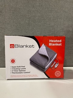 eBlanket Heated Blanket Blue