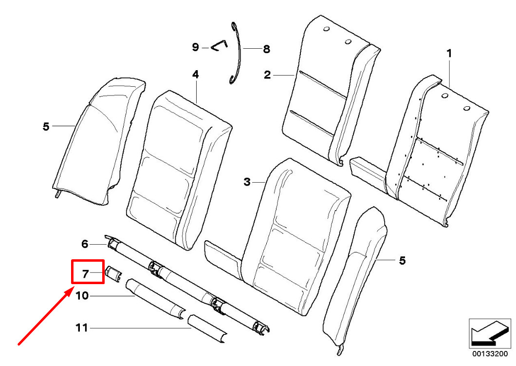 NEW BMW X1 E84 SUNROOF DRIP RAIL 54102993885 2993885