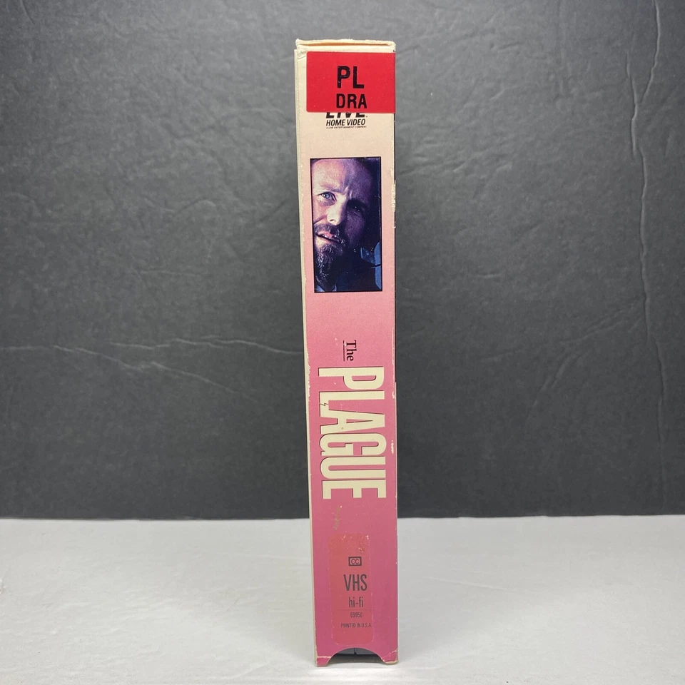 The Plague VHS 1993 Tape William Hurt Robert Duvall Raul Julia Disease Drama - Image 2 of 4