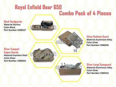 Original Royal Enfield Bear 650 4-teiliges Zubehör-Kombipaket CP-25
