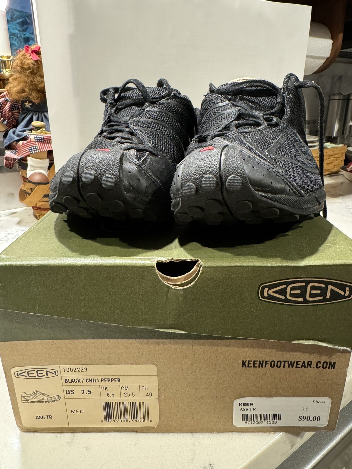 Scarpe da ginnastica Keen Black Chili Pepper 7 5