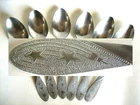 Space Program USSR .spoon 6 pcs .satellites Gagarin original Russian Soviet
