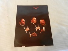 Frank Sinatra Color Photo Triple Exposure Singing In Concert in New York 8x10