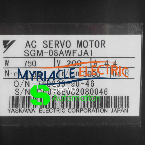 New Yaskawa SGM-08AWFJA1 Servo Motor In Box Free Expedited Shipping - Picture 6 of 6