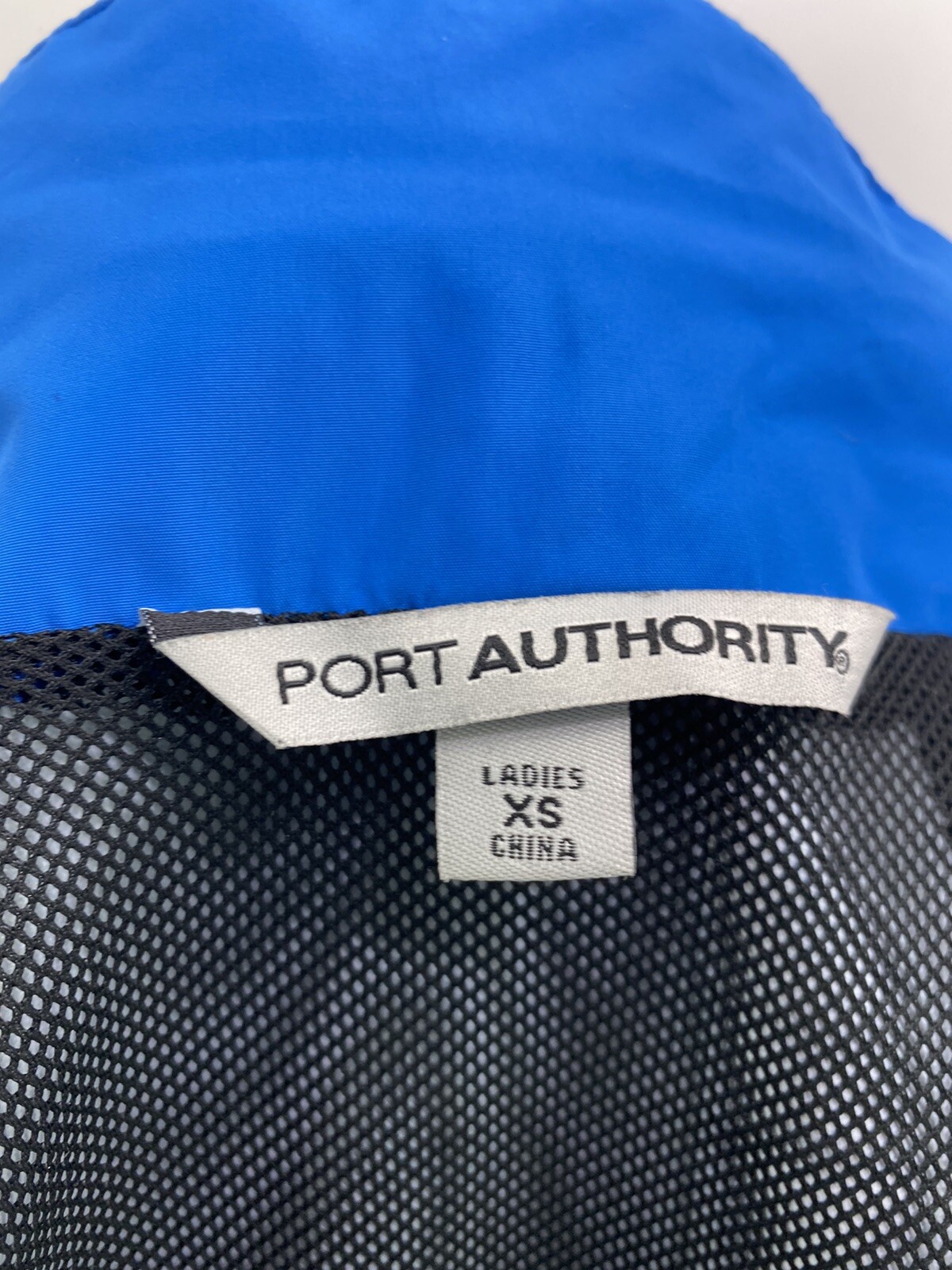 TopGolf by Port Authority Rain Jacket Womens XS Blue Gem