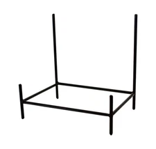 Iron Rectangular Bowl Stand- 12 Inches H x 11.75 Inches W x 8 Inches D