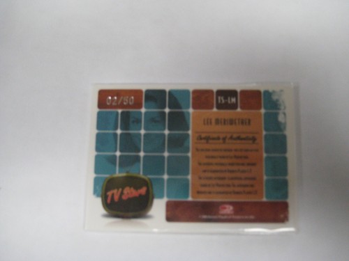 2008 Donruss Americana II TV Stars Autograph/Swatch Lee Meriwether  02/50 - Picture 2 of 2