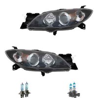 Scheinwerfer Set Rechts & Links H7/HB3 FüR Mazda 3 Stufenheck BK Inkl. Lampen