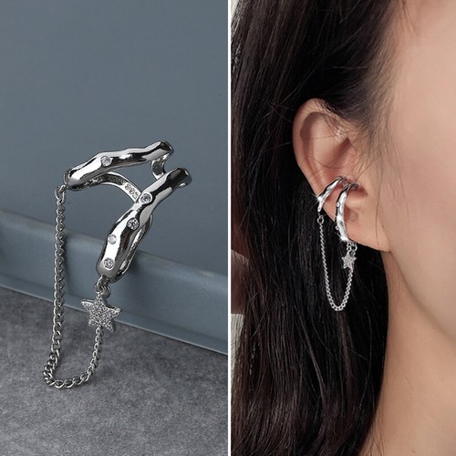 Ohrklemme Schlange: Ear Cuff Ohrring Ohne Loch Tragbar