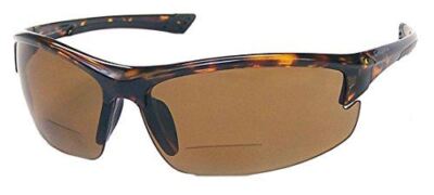 Coyote Eyewear BP 7 Polarized Reader Sunglasses+2.50 Tortoise Brown ...