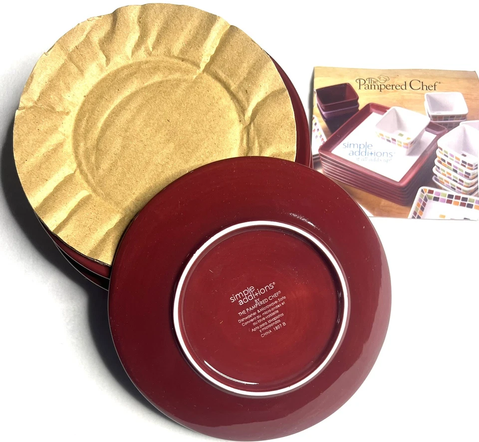 Platos de aperitivo de arándano The Pampered Chef: caja abierta (NUEVO) Foto 4 de 4