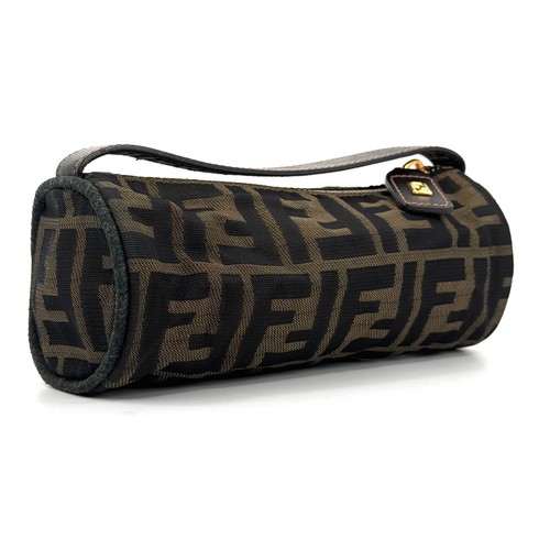 Fendi Zucca Pouch Purse Handbag Zucca Authentic 217T0207