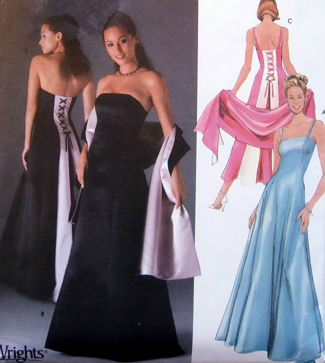 * 5235 Misses Evening Dress McClintock Pattern Size 14-20 2004 UNCUT