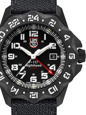 Luminox XA.6441 F-117 Nighthawk GMT Herrenuhr 44mm 20ATM - Bild 1 von 4
