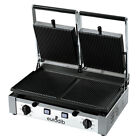 Eurodib Pdr3000220 20" Double Commercial Panini Sandwich Grill w/ Cast Iron G.