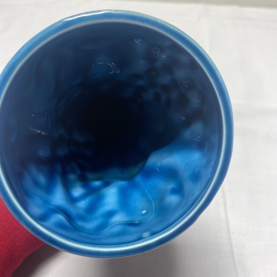 Vintage Inarco Indigo Blue Mood Fruit Bud Vase Small Flower Japan 7.5