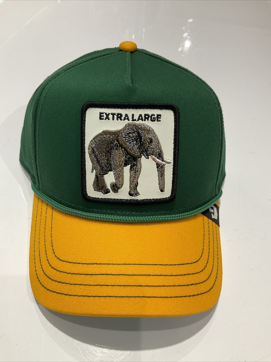 Goorin Bros 100% Cotton Rope Baseball Cap Green/Yellow Extra Large