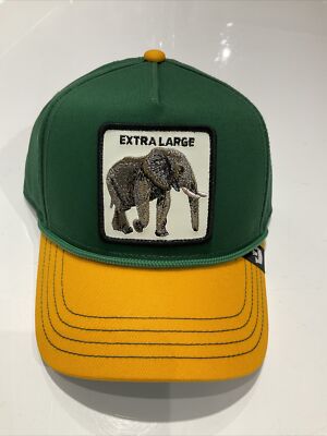 Goorin Bros 100% Cotton Rope Baseball Cap Green/Yellow Extra Large