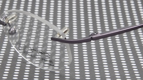 NEW Lightec TECH 9813 SN431 DARK LAVENDER EYEGLASSES GLASSES 48-20-140mm France - Picture 6 of 10